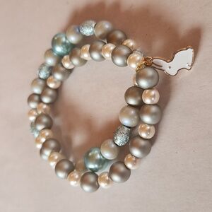 Bunny Charm Bracelet Set Handmade